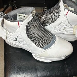 Jordan White and Black Sneakers